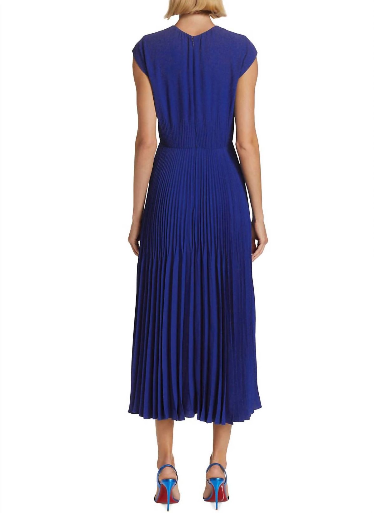 Style 1-212971226-3611 JASON WU Size 10 Pageant Cap Sleeve Blue Cocktail Dress on Queenly