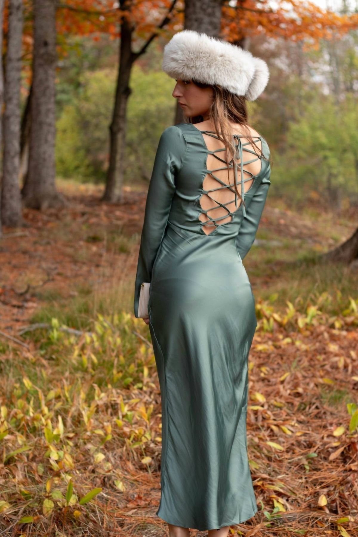 Style 1-3175814203-3471 CRESCENT Size S Long Sleeve Green Cocktail Dress on Queenly