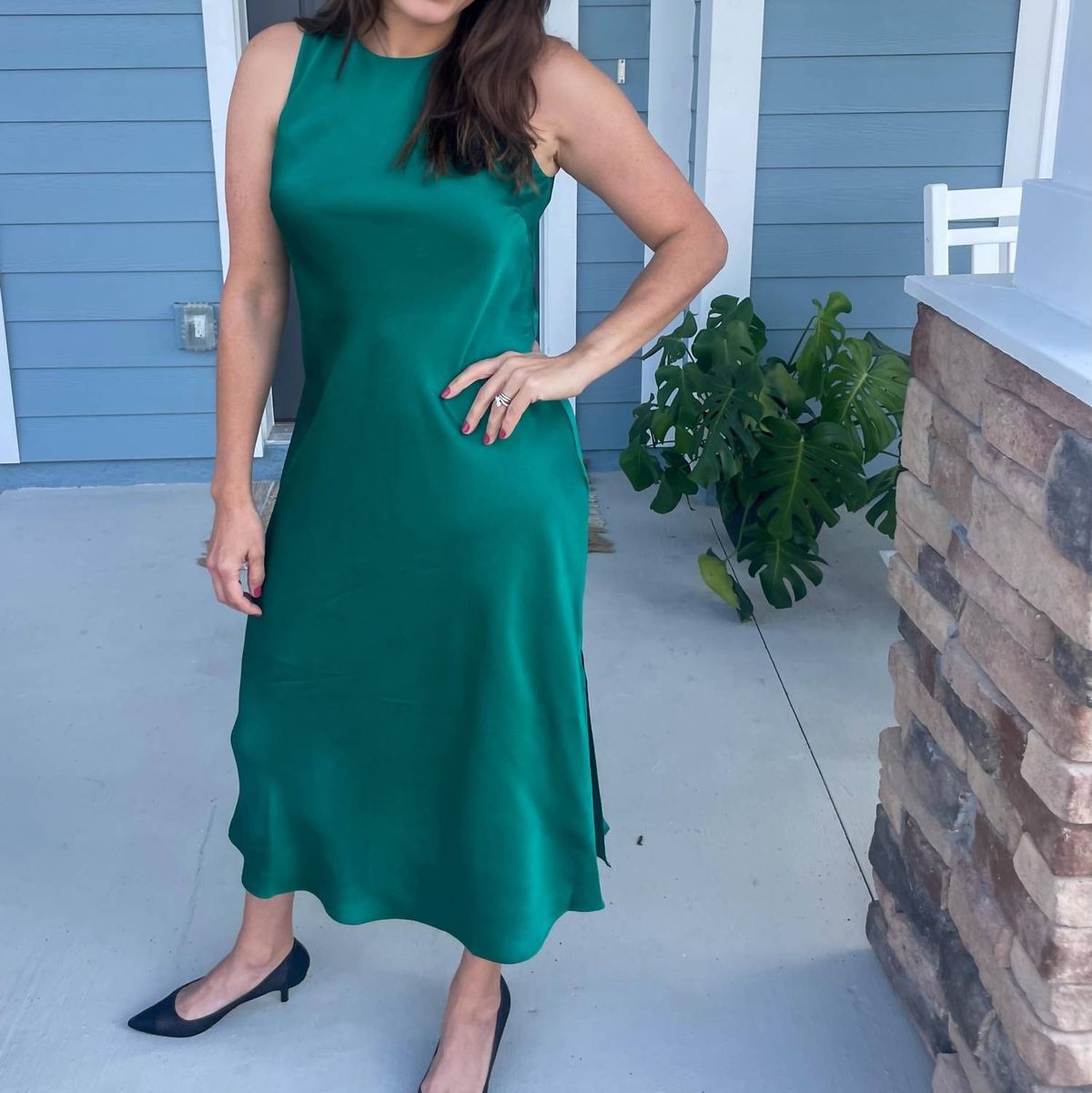 Style 1-3642113919-2696 LUCY PARIS Size L Emerald Green Cocktail Dress on Queenly