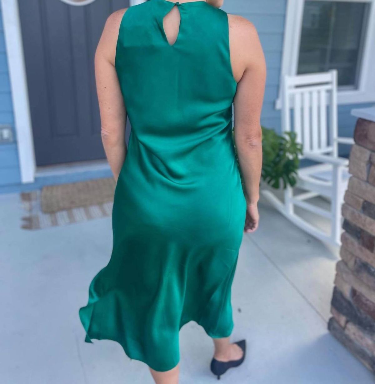 Style 1-3642113919-2696 LUCY PARIS Size L Emerald Green Cocktail Dress on Queenly