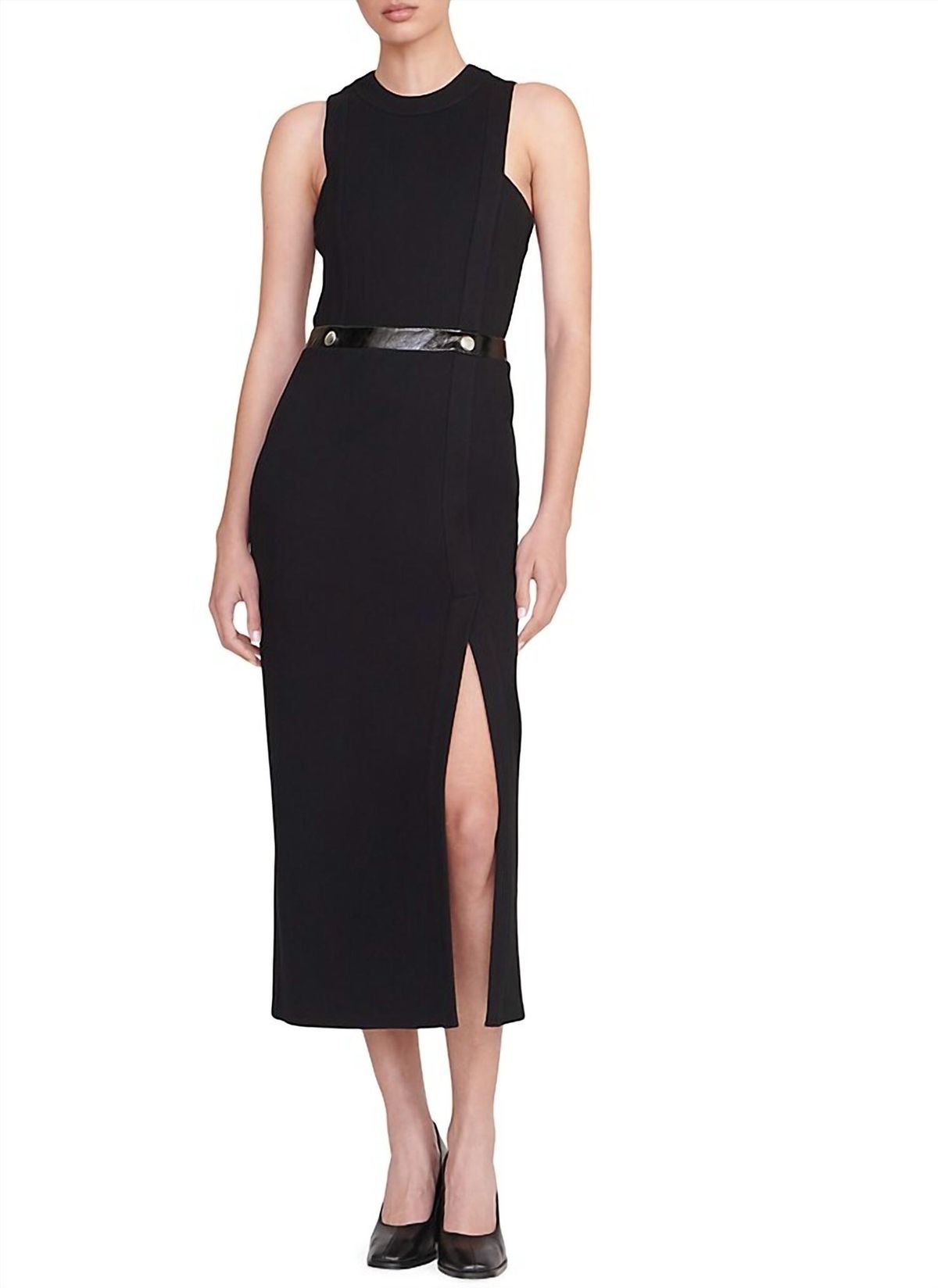 Style 1-3697102351-2168 STAUD Size 8 Black Cocktail Dress on Queenly