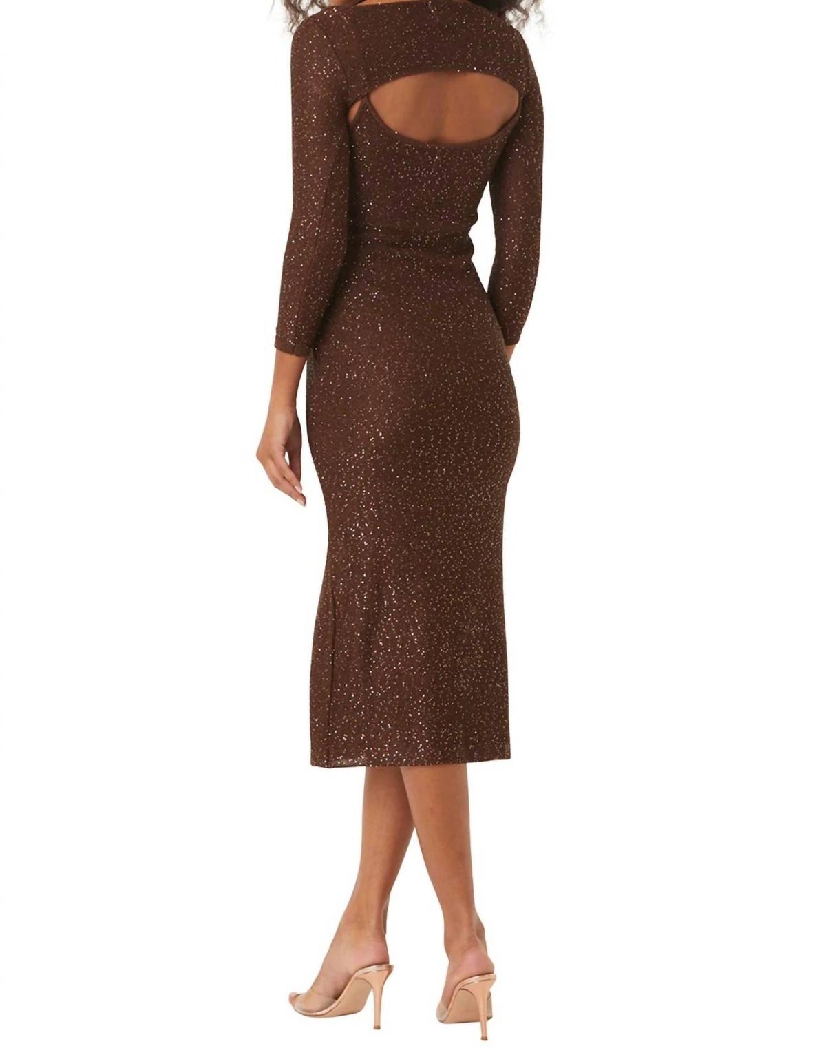 Style 1-3893265150-3855 Misa Los Angeles Size XS Brown Cocktail Dress on Queenly