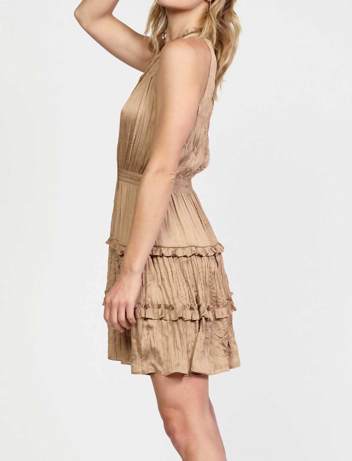 Style 1-441070575-2791 current air Size L Brown Cocktail Dress on Queenly