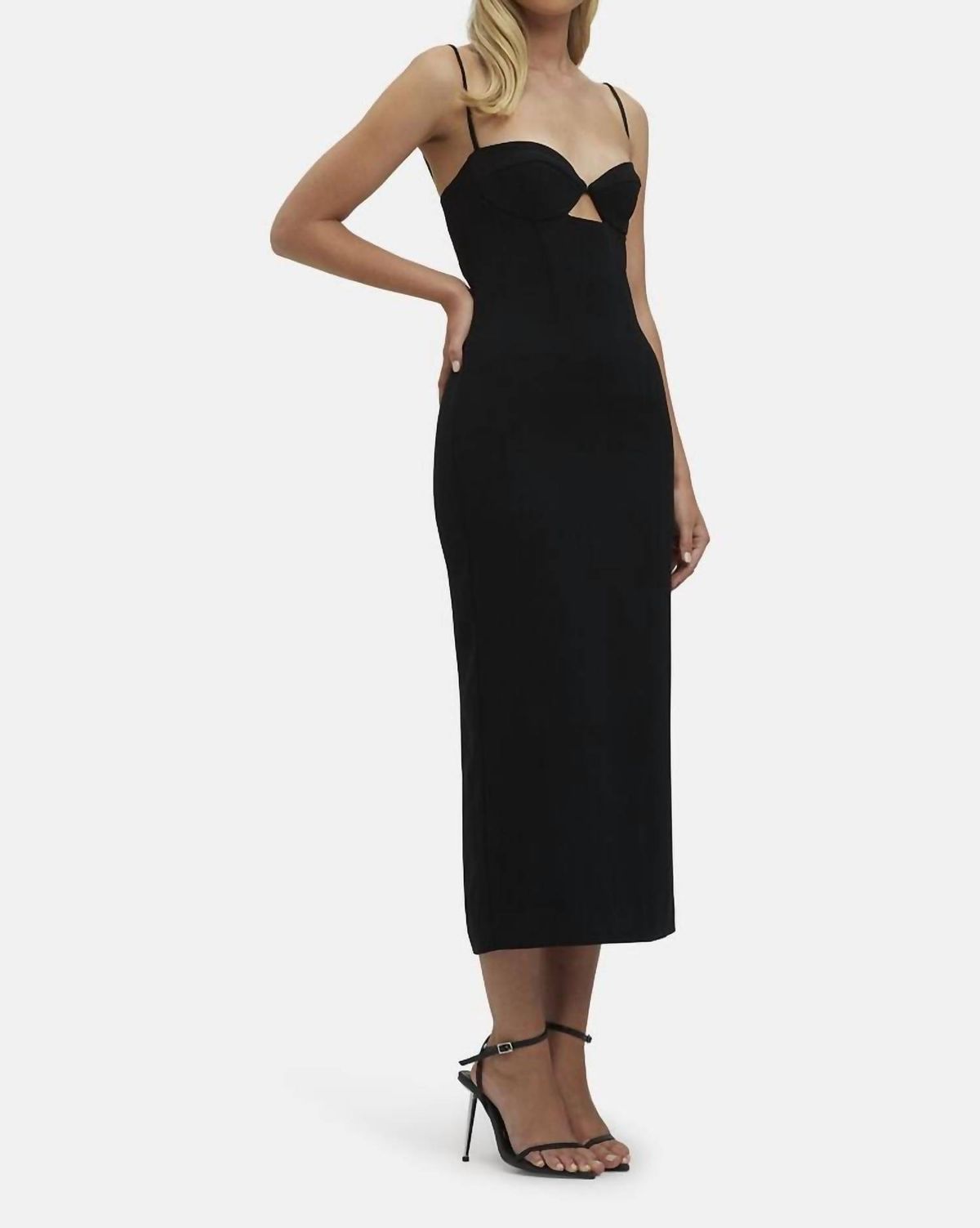 Style 1-748747829-2901 BARDOT Size M Black Cocktail Dress on Queenly