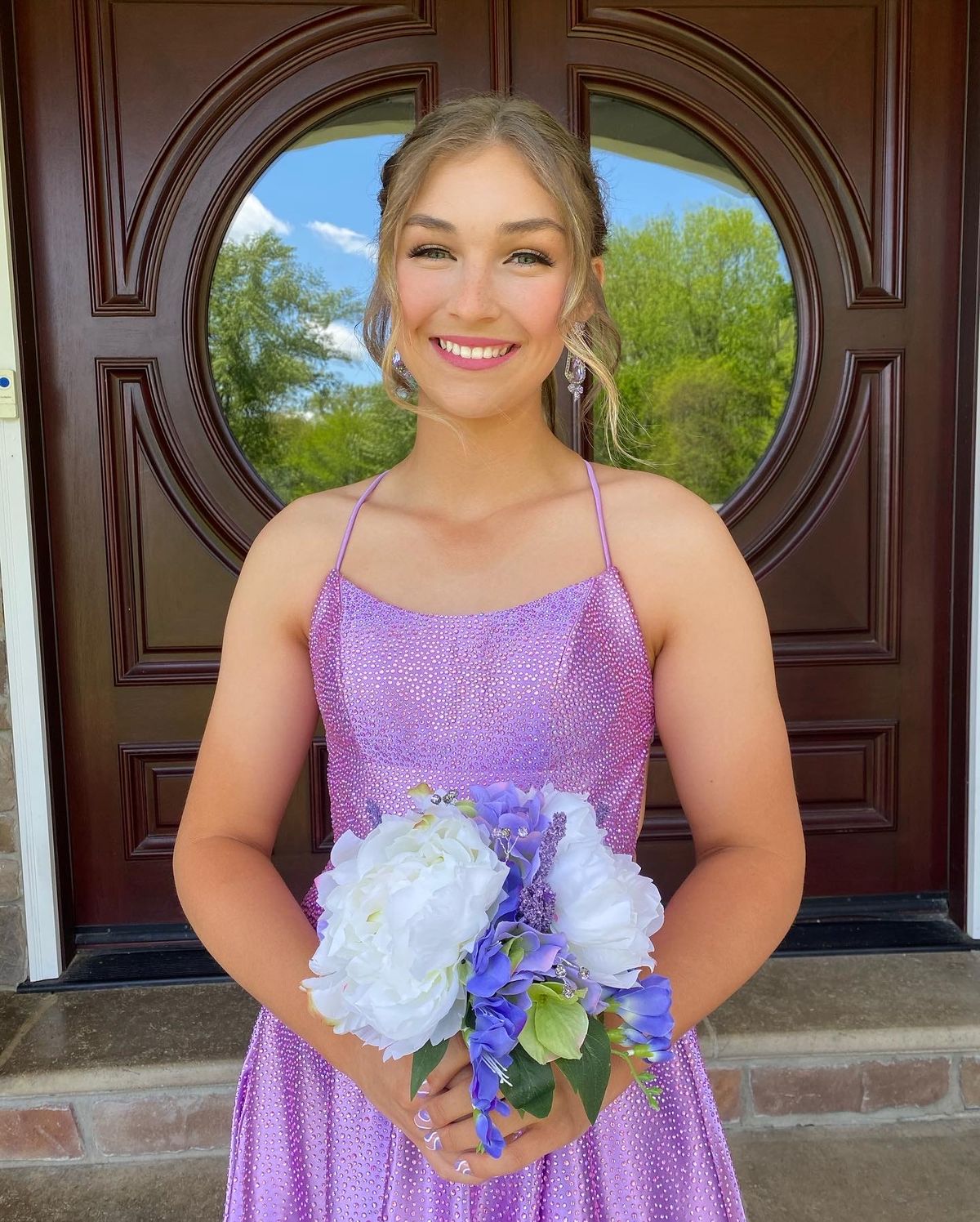 Sherri Hill Size 2 Prom Purple Ball Gown on Queenly