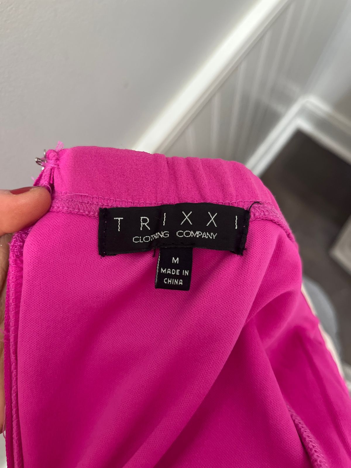 Trixxi Size M Prom Plunge Pink Cocktail Dress on Queenly