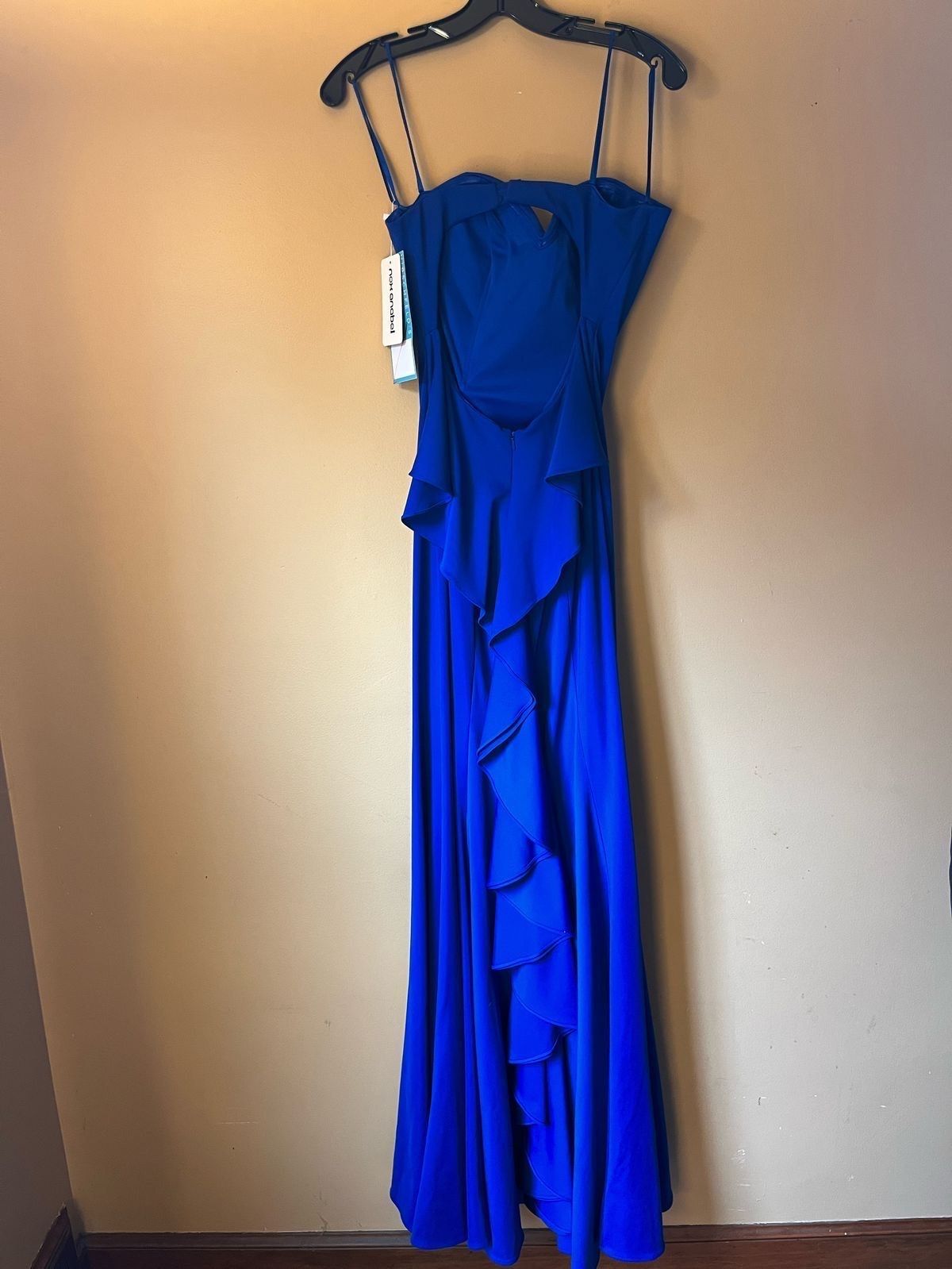 Size S Prom Off The Shoulder Blue Mermaid Dress on Queenly