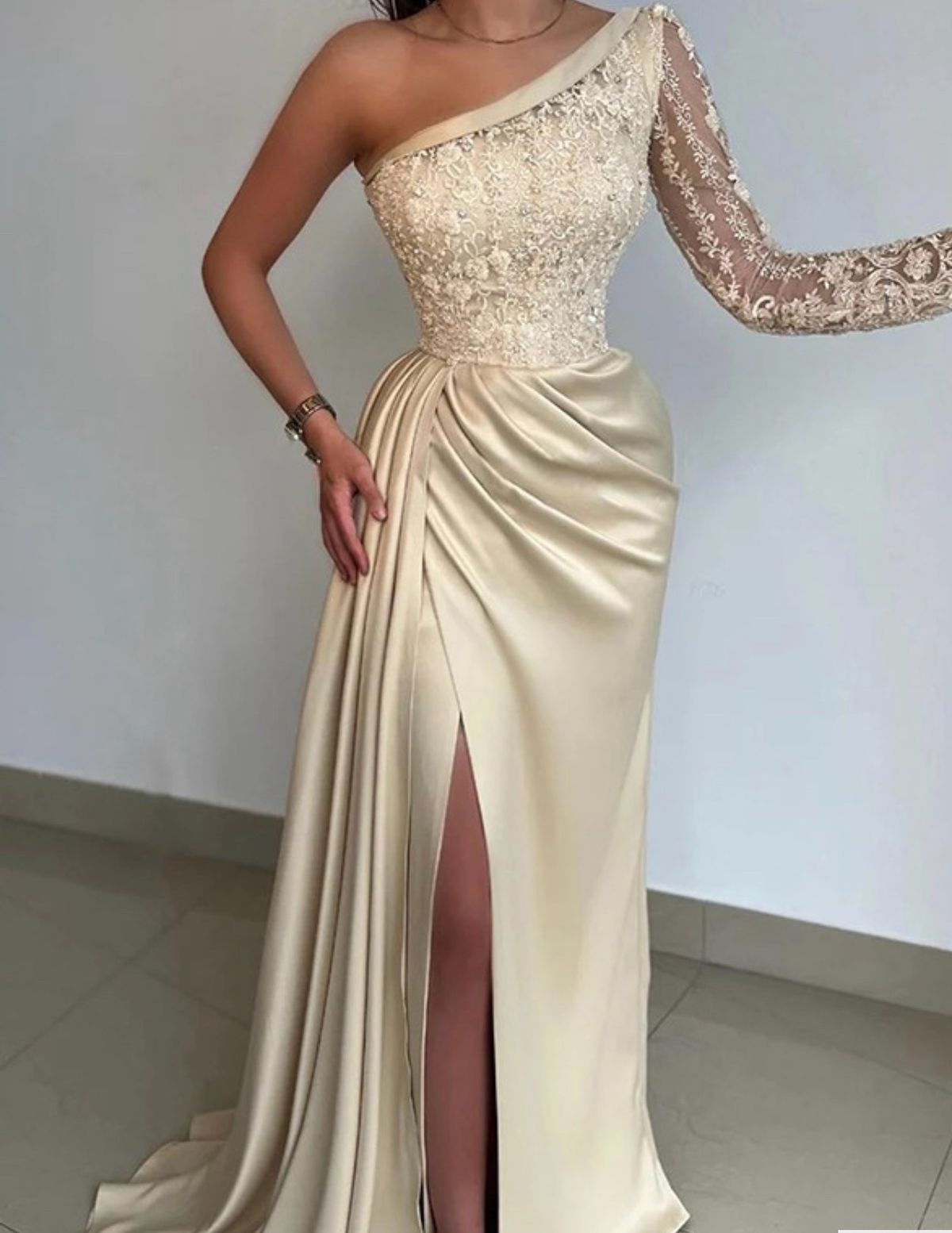 Hebeos long sleeve prom dresses sale