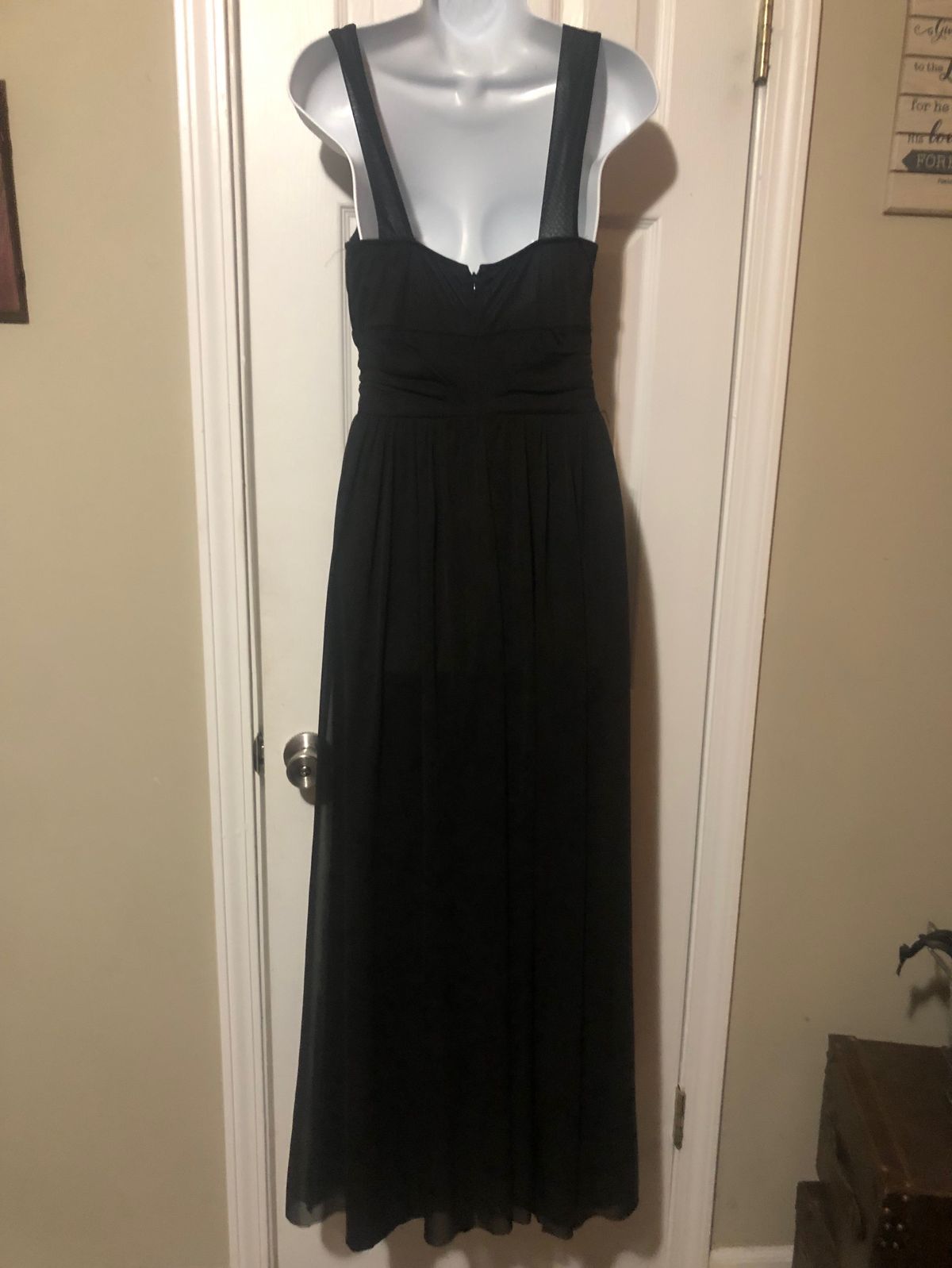 Style 4069 Twang Size M Prom High Neck Black Floor Length Maxi on Queenly