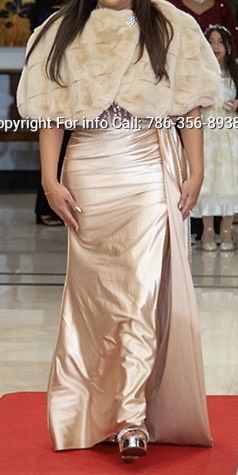 Cinderella Divine Size 6 Plunge Gold Mermaid Dress on Queenly
