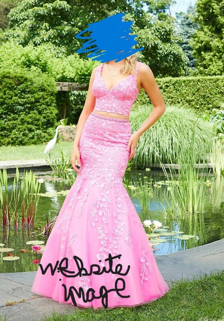 Style 40735 MoriLee Size 4 Prom Pink Mermaid Dress on Queenly