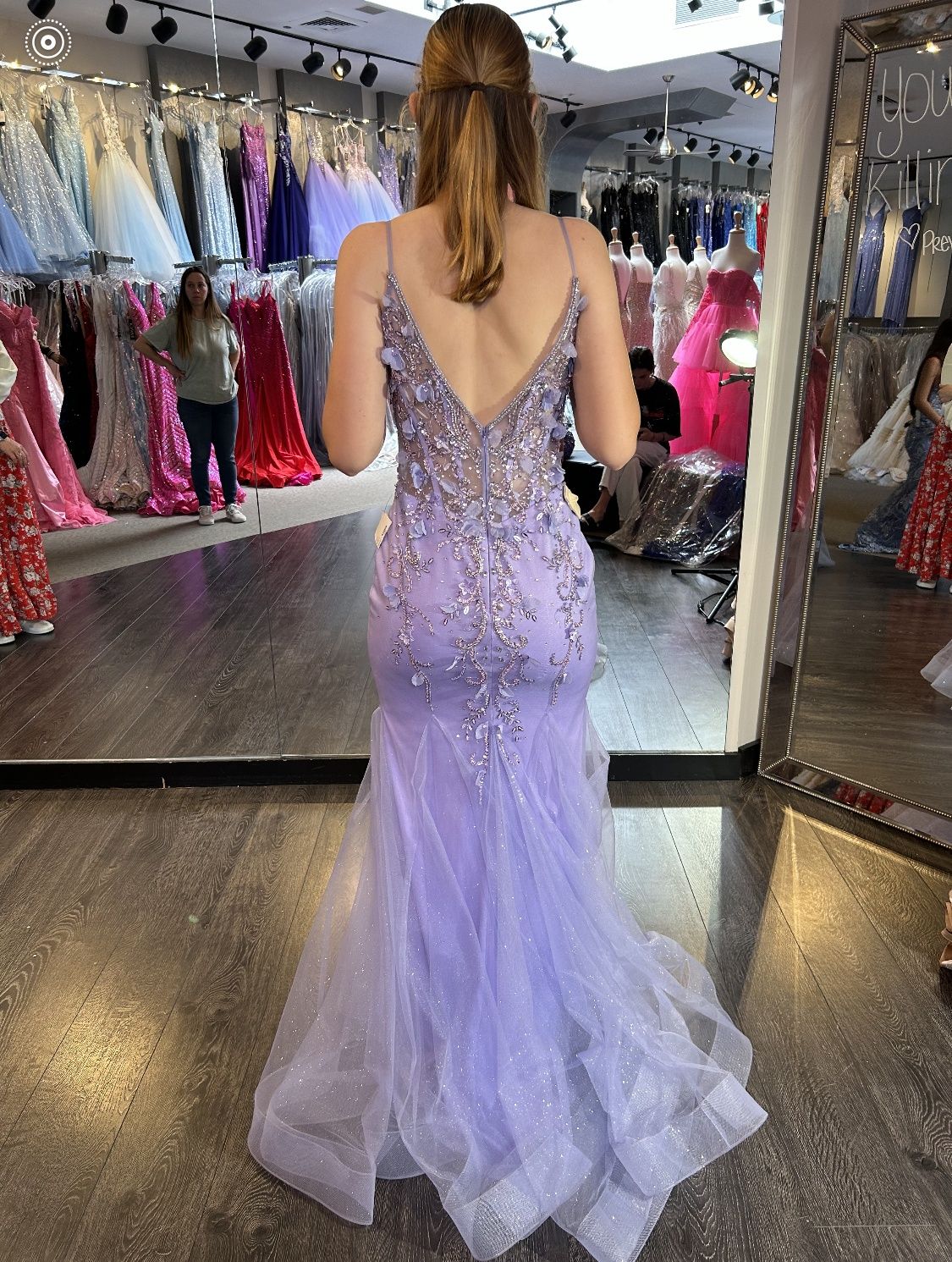 Style 05839 Jovani Size 4 Prom Purple Mermaid Dress on Queenly