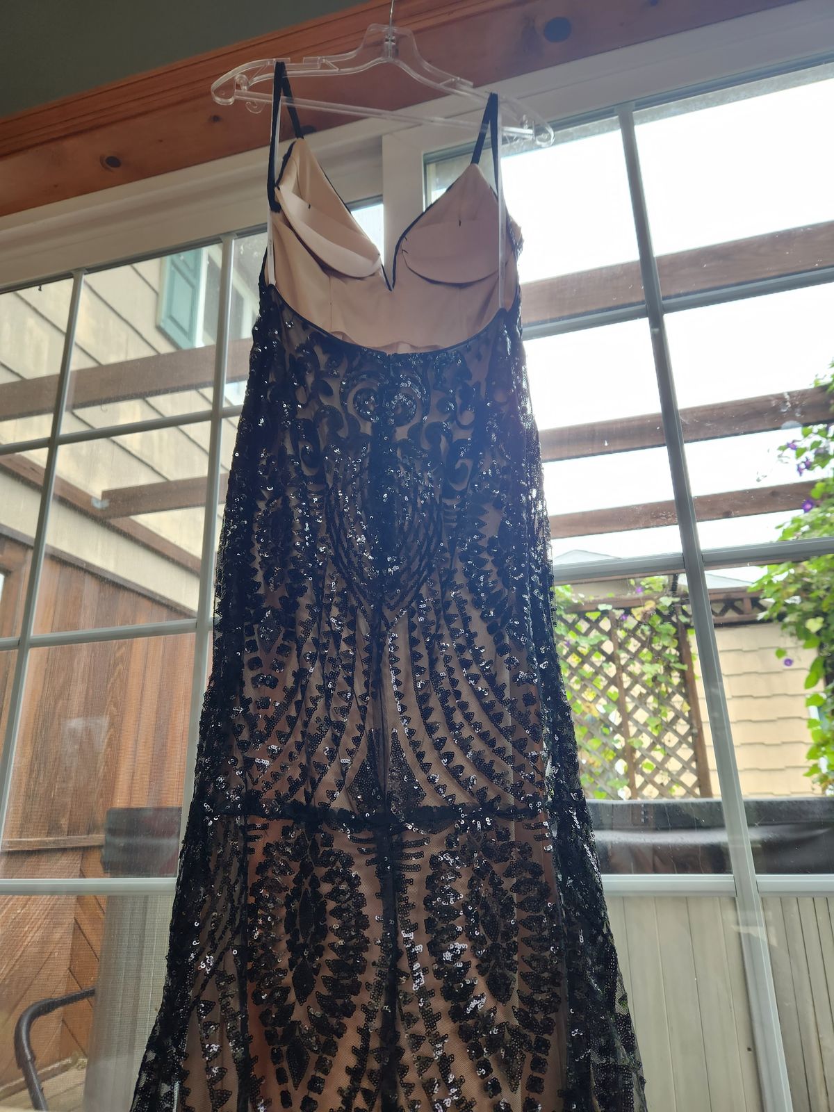 Jovani Size 10 Prom Black Mermaid Dress on Queenly