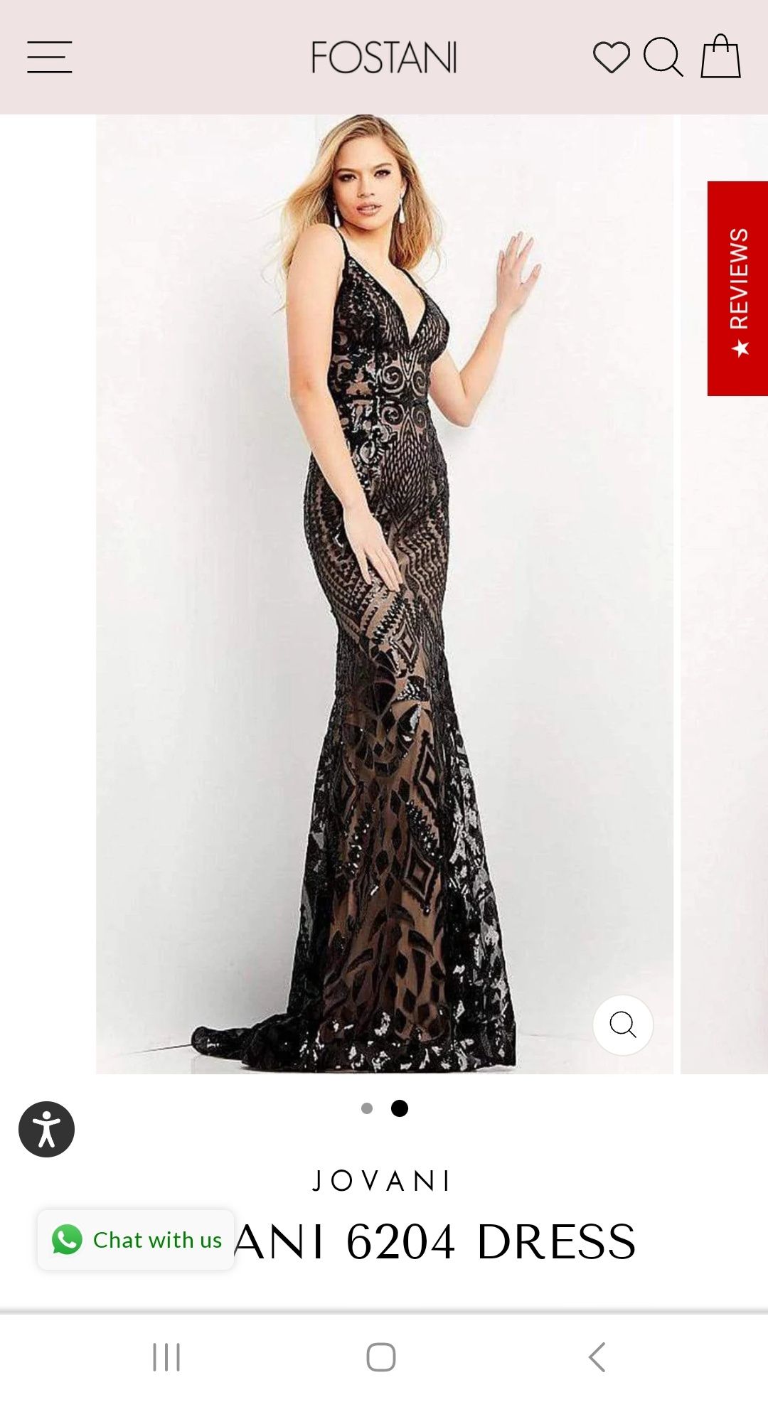 Jovani Size 10 Prom Black Mermaid Dress on Queenly