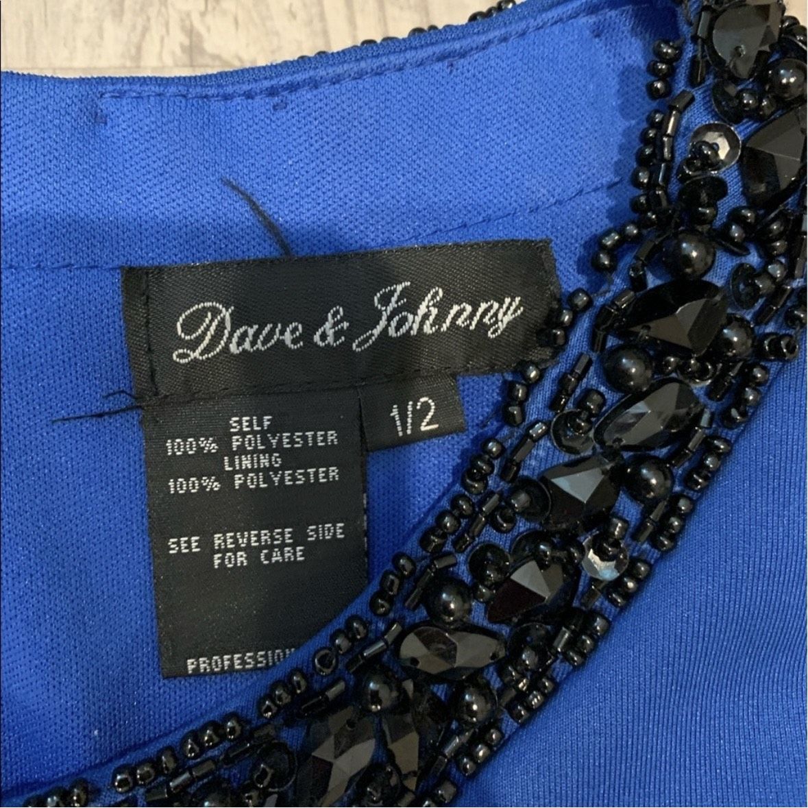 Dave and Johnny Size 0 Prom High Neck Lace Blue Cocktail Dress on Queenly