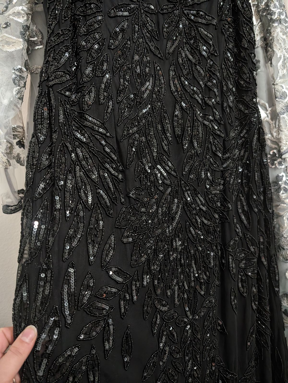 Mac Duggal Size 14 Prom Black Floor Length Maxi on Queenly