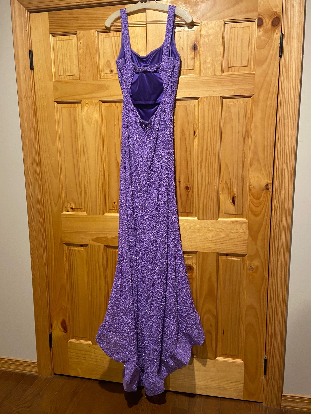 Aleta Size 14 Prom Purple A-line Dress on Queenly