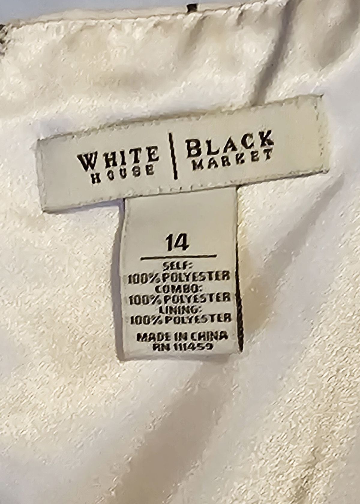 White House Black Market Size 14 Halter White A-line Dress on Queenly