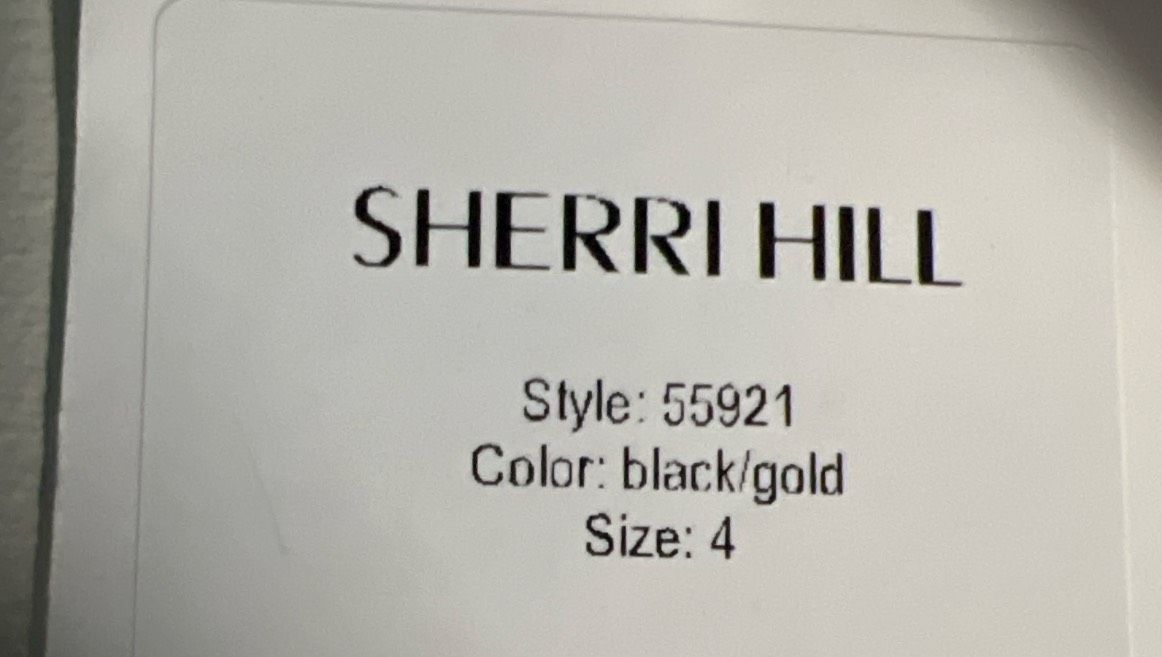 Sherri Hill Size 4 Prom Strapless Black Side Slit Dress on Queenly