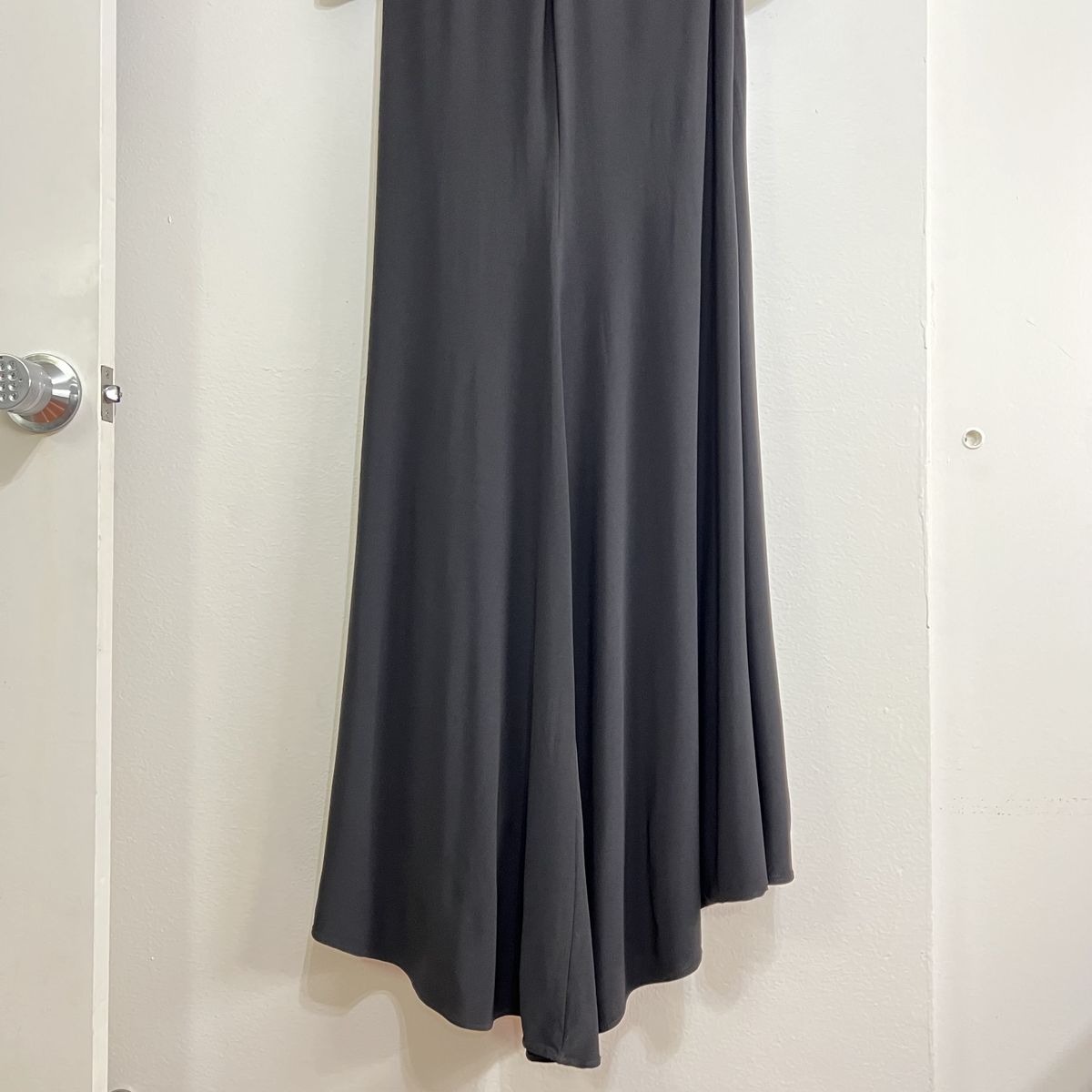 Style 29044 La Femme Plus Size 20 Plunge Black Side Slit Dress on Queenly