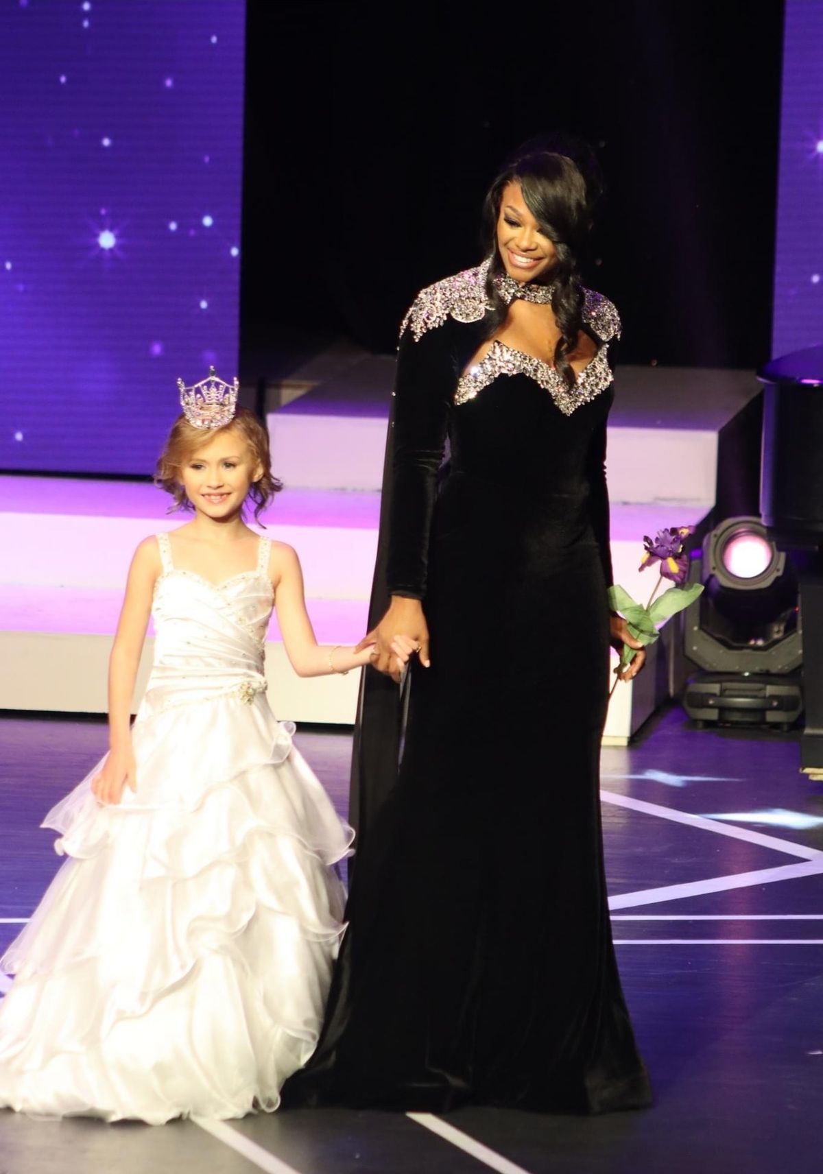 Style PS23058 Portia and Scarlett Size 6 Pageant Long Sleeve Black Mermaid Dress on Queenly
