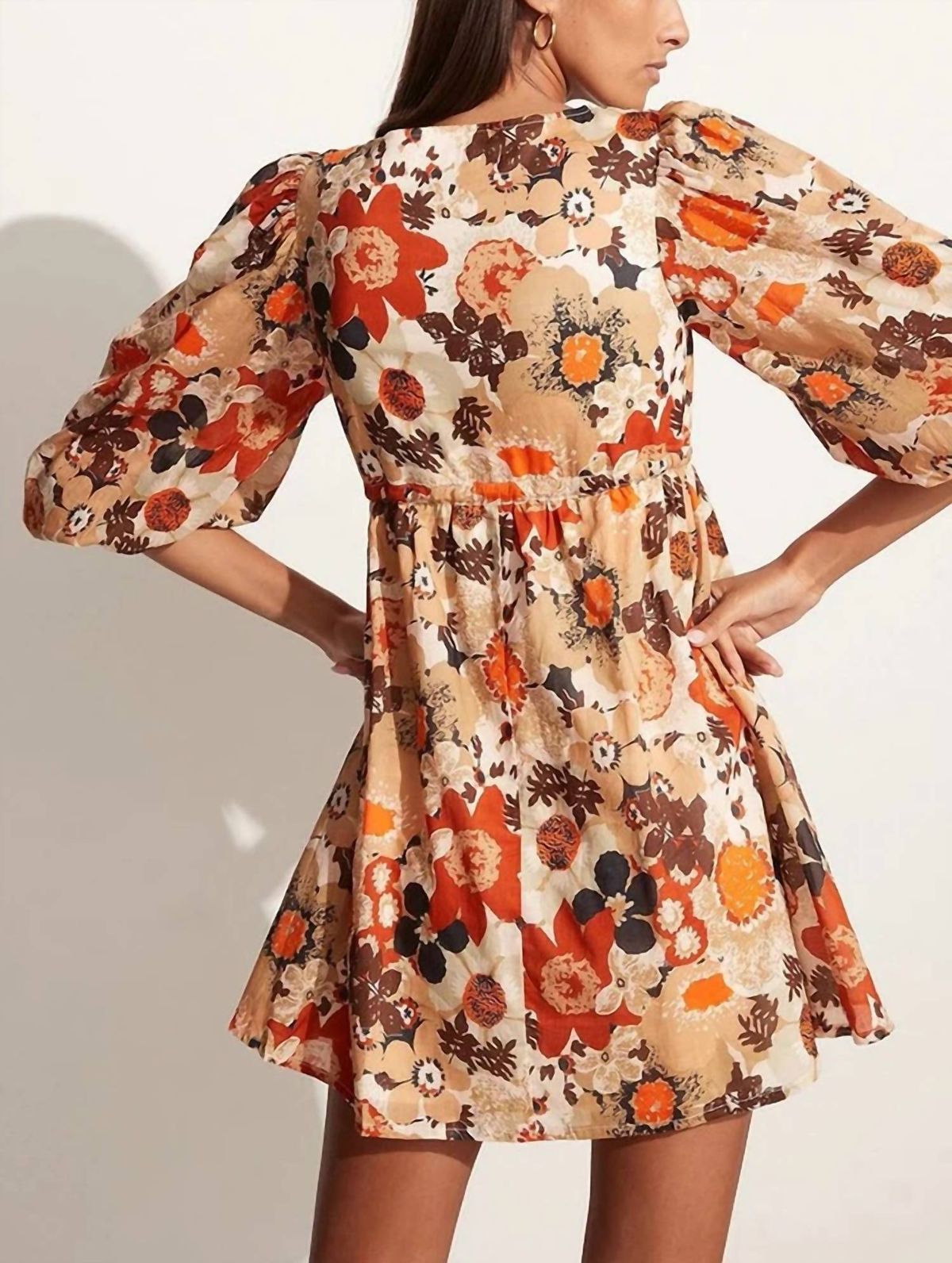 Style 1-276523444-3236 FAITHFULL THE BRAND Size S Floral Multicolor Cocktail Dress on Queenly