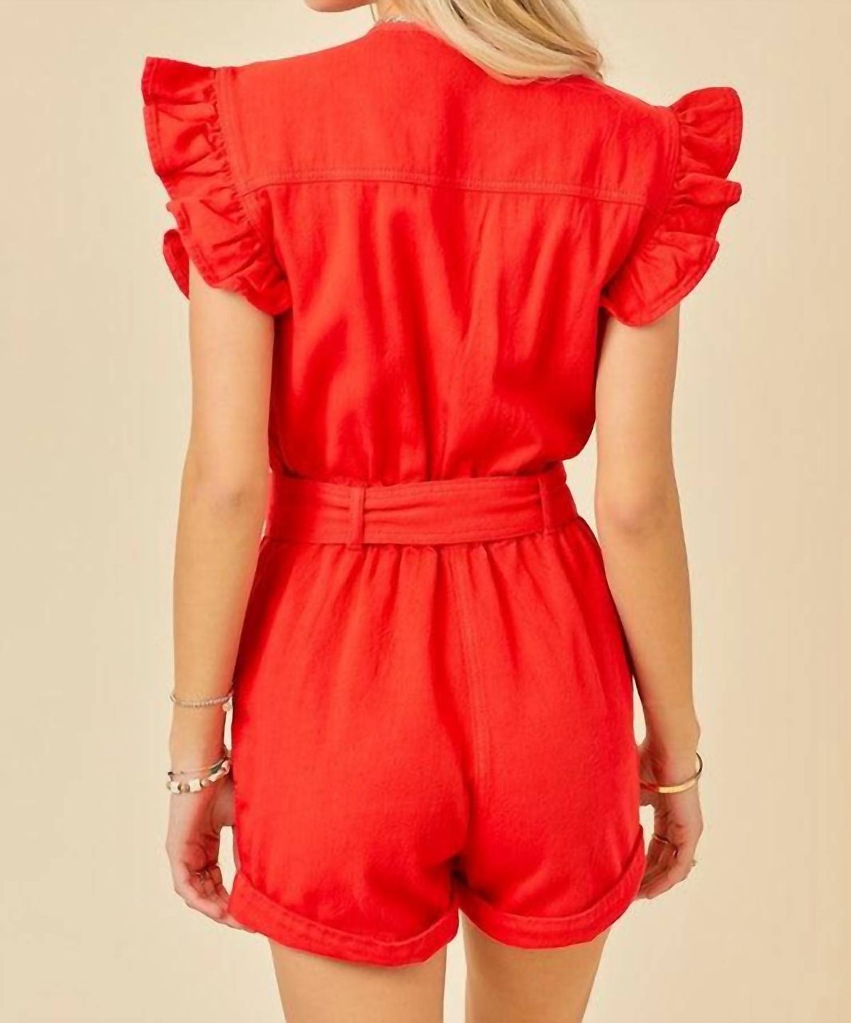 Style 1-2946054066-3471 day + moon Size S Red Formal Jumpsuit on Queenly