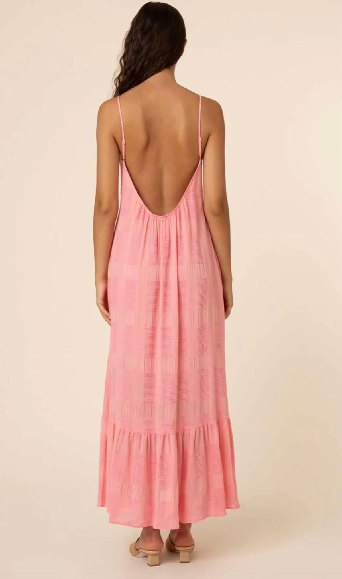 Style 1-910077444-2696 FRNCH Size L Pink Floor Length Maxi on Queenly