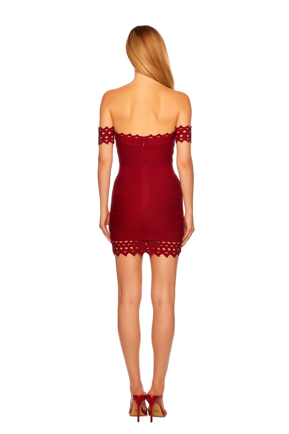 Style 1-2037239026-3236 Susana Monaco Size S Off The Shoulder Red Cocktail Dress on Queenly