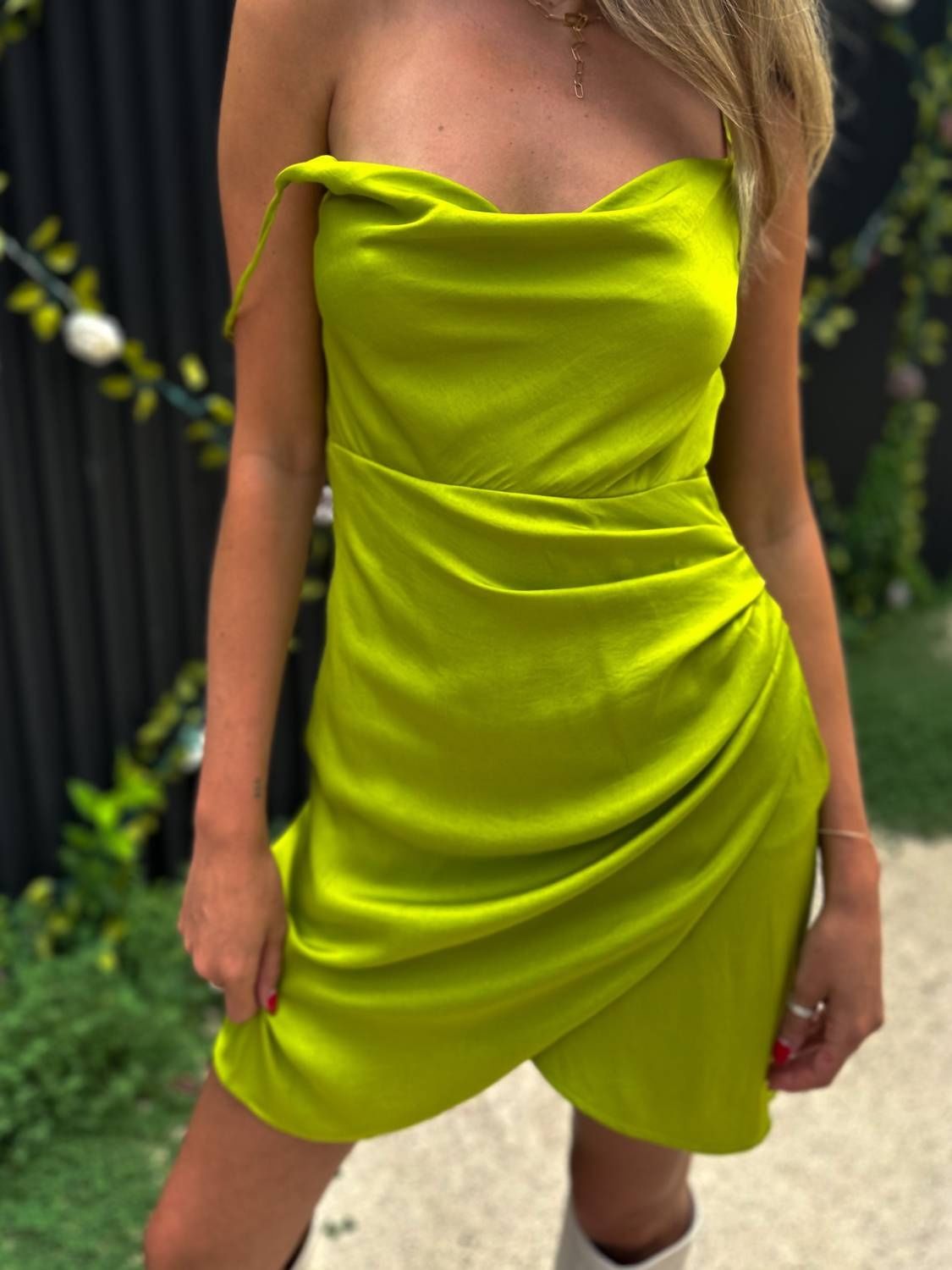 Style 1-2204855106-2696 GREYLIN Size L Green Cocktail Dress on Queenly