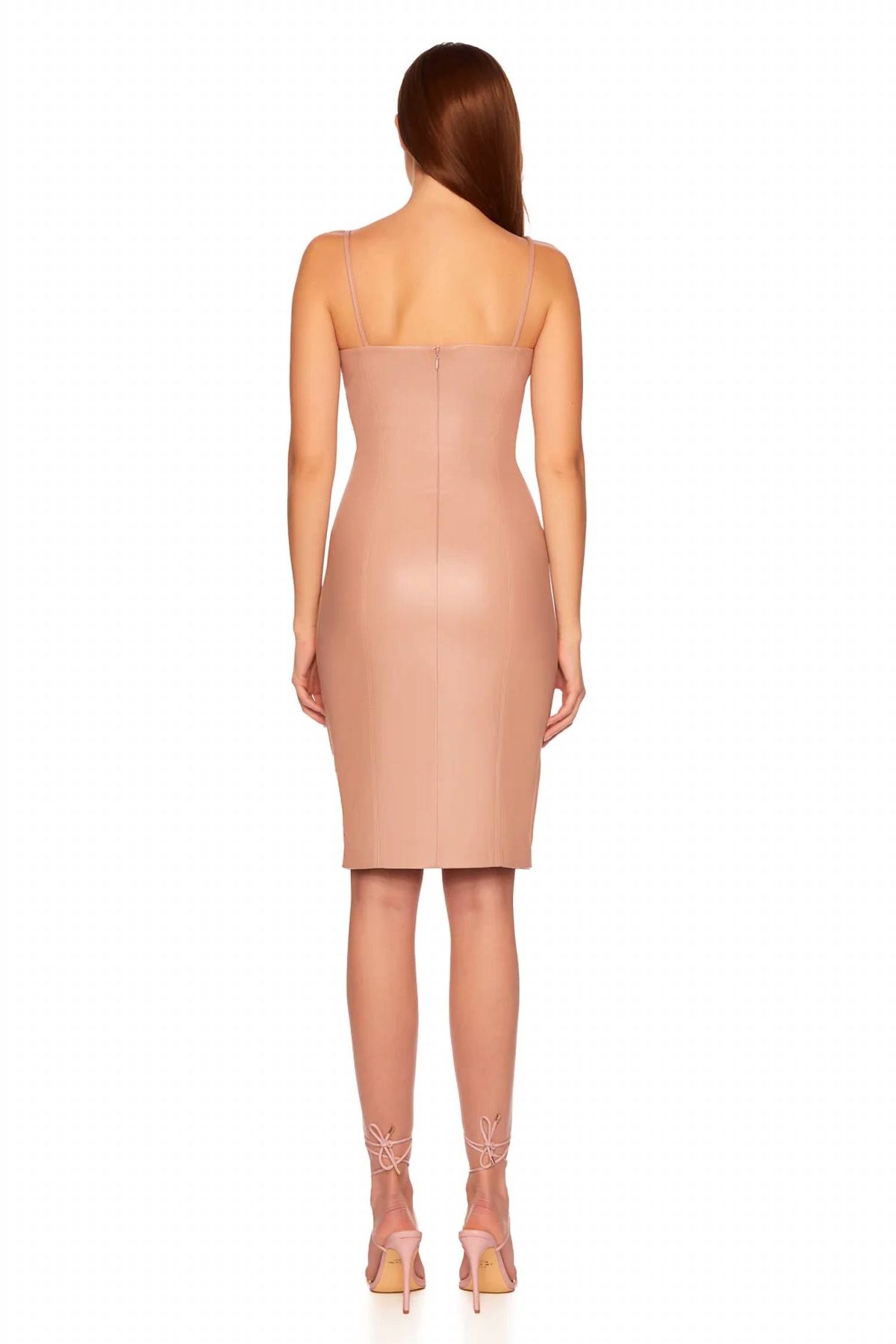 Style 1-2273207092-2901 Susana Monaco Size M Nude Cocktail Dress on Queenly