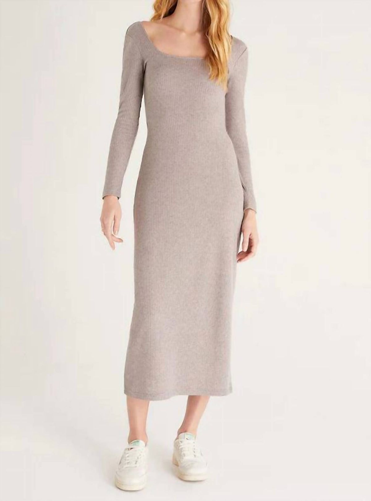 Style 1-2491920044-3236 Z Supply Size S Gray Cocktail Dress on Queenly