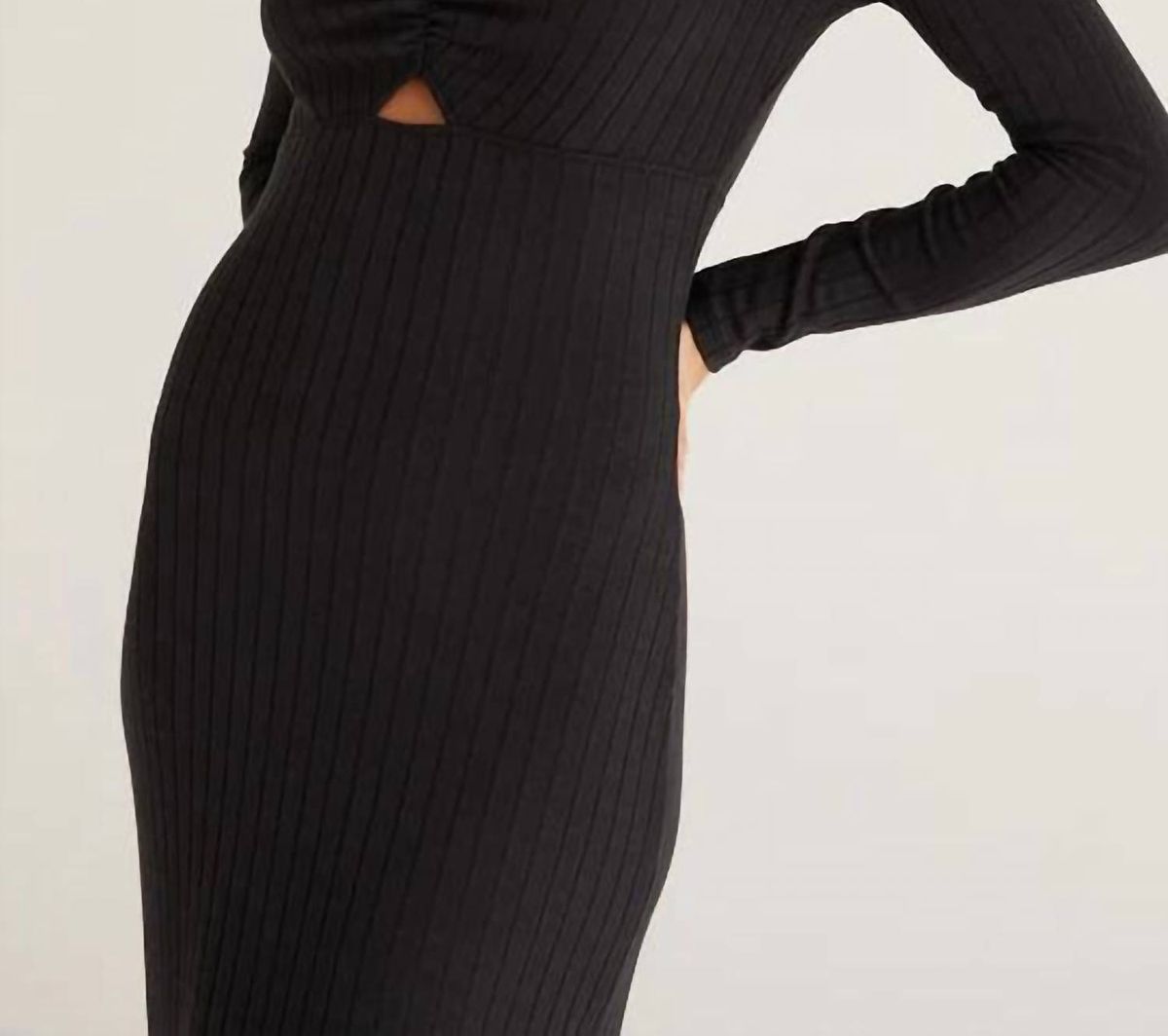 Style 1-2497102333-2696 Z Supply Size L Black Cocktail Dress on Queenly