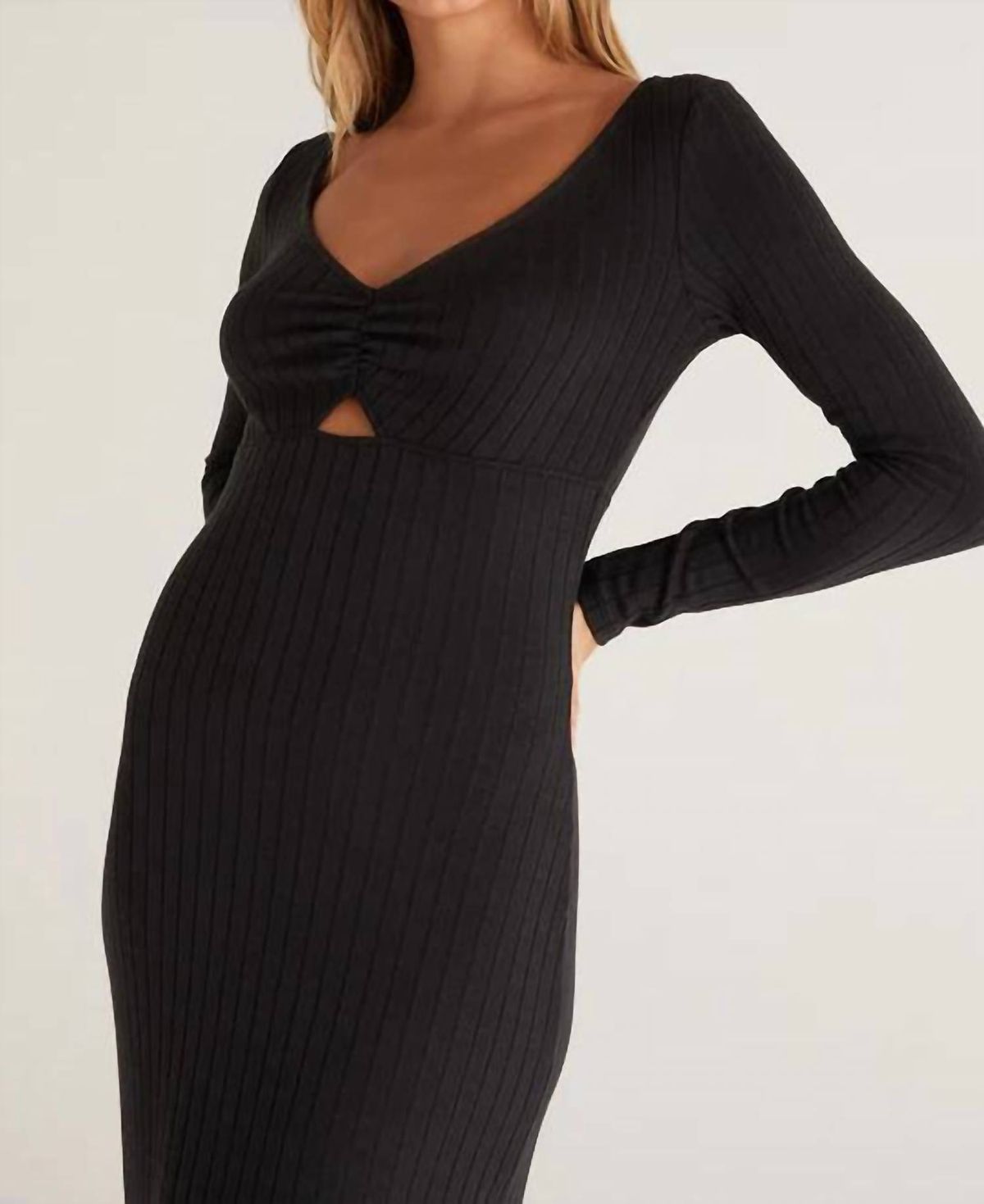 Style 1-2497102333-2901 Z Supply Size M Black Cocktail Dress on Queenly