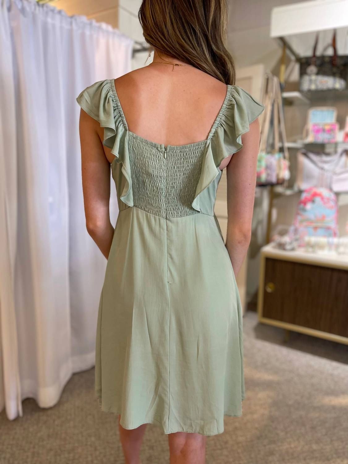 Style 1-3003060617-2696 mittoshop Size L Green Cocktail Dress on Queenly
