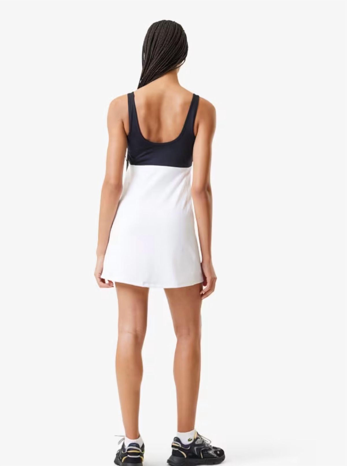 Style 1-3038282649-2901 LACOSTE Size M White Cocktail Dress on Queenly