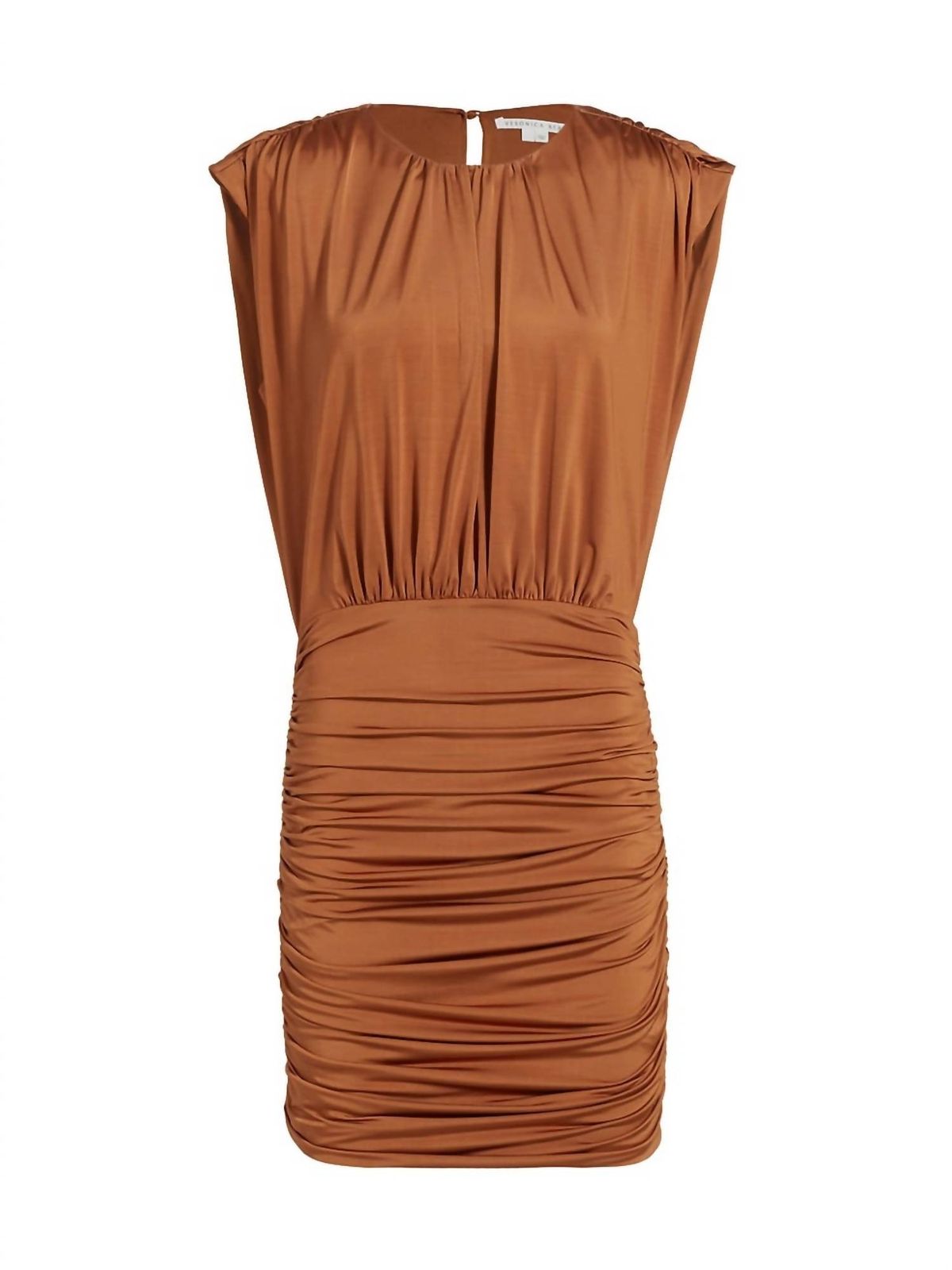 Style 1-4064913844-1498 Veronica Beard Size 4 Brown Cocktail Dress on Queenly