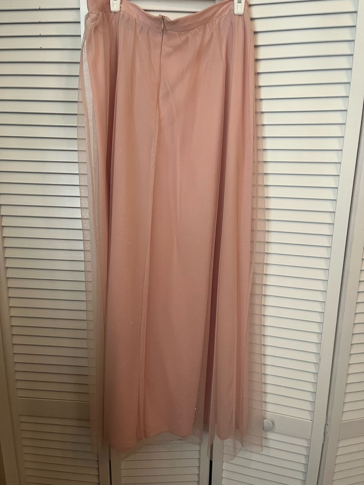 City Triangles Plus Size 16 Prom High Neck Pink A-line Dress on Queenly