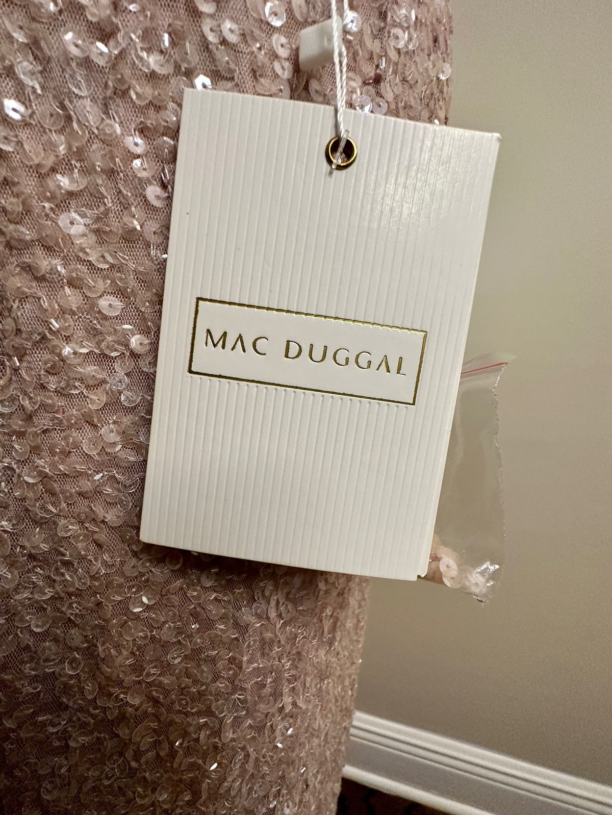 Mac Duggal Plus Size 16 Wedding Guest Off The Shoulder Pink Floor Length Maxi on Queenly