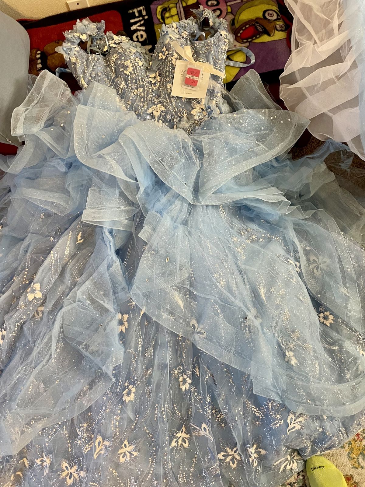 MoriLee Size 0 Blue Ball Gown on Queenly