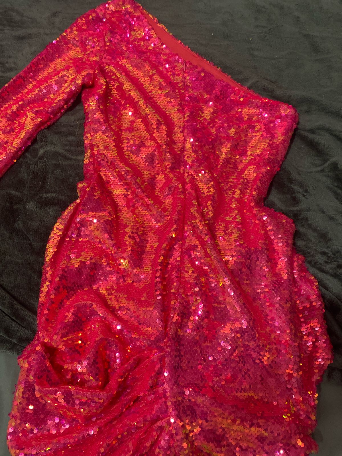 Bella Barnett Size S Nightclub One Shoulder Pink Cocktail Dress on Queenly