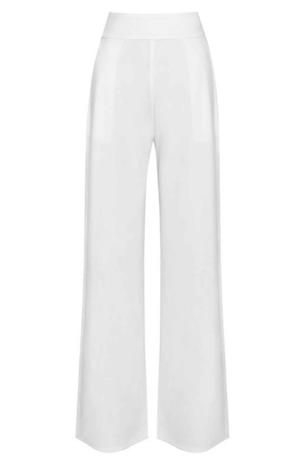 Miss Circle Size S Pageant Interview White Formal Jumpsuit on Queenly