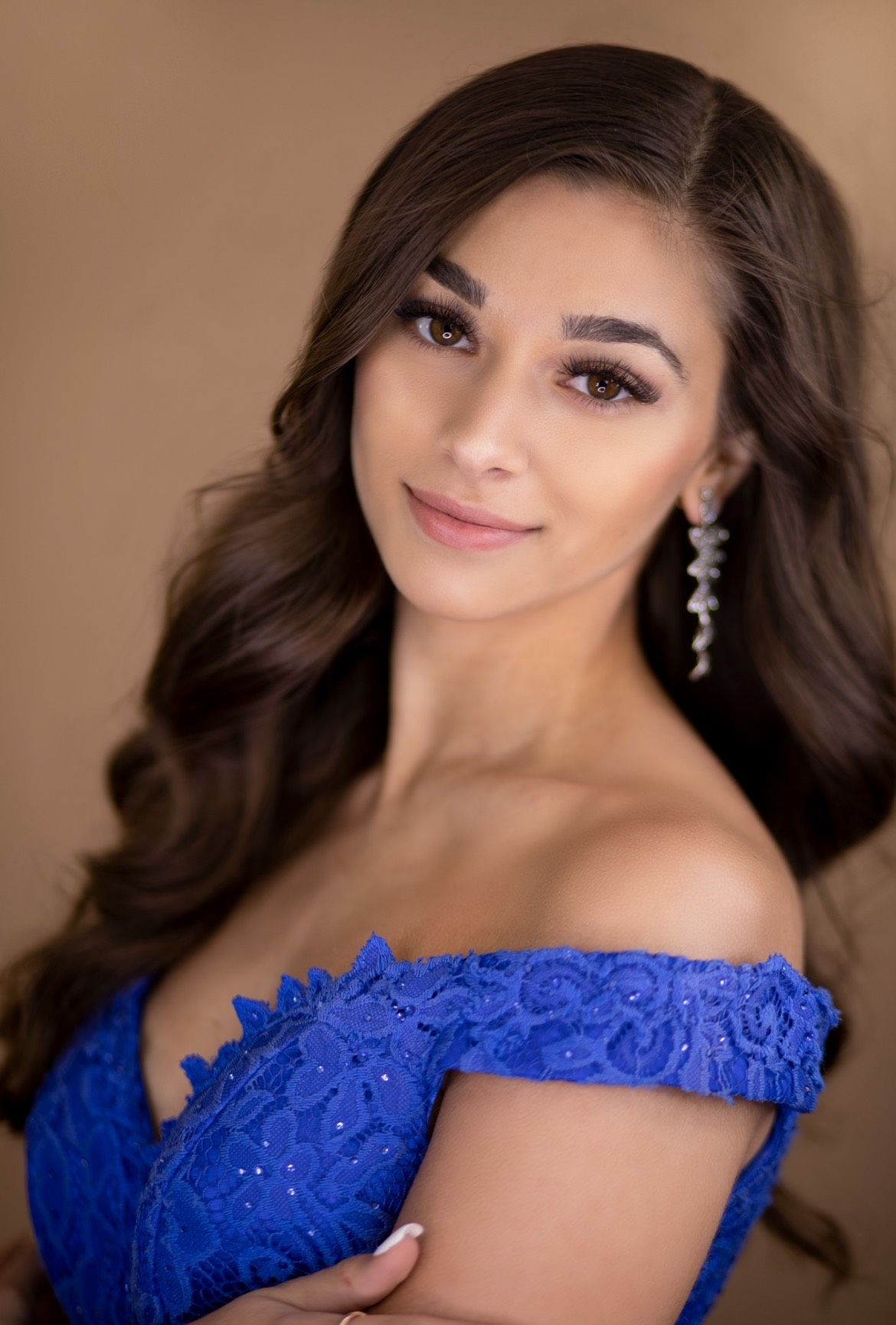 Style S4801 Clarisse Size 0 Pageant Off The Shoulder Lace Royal Blue Cocktail Dress on Queenly