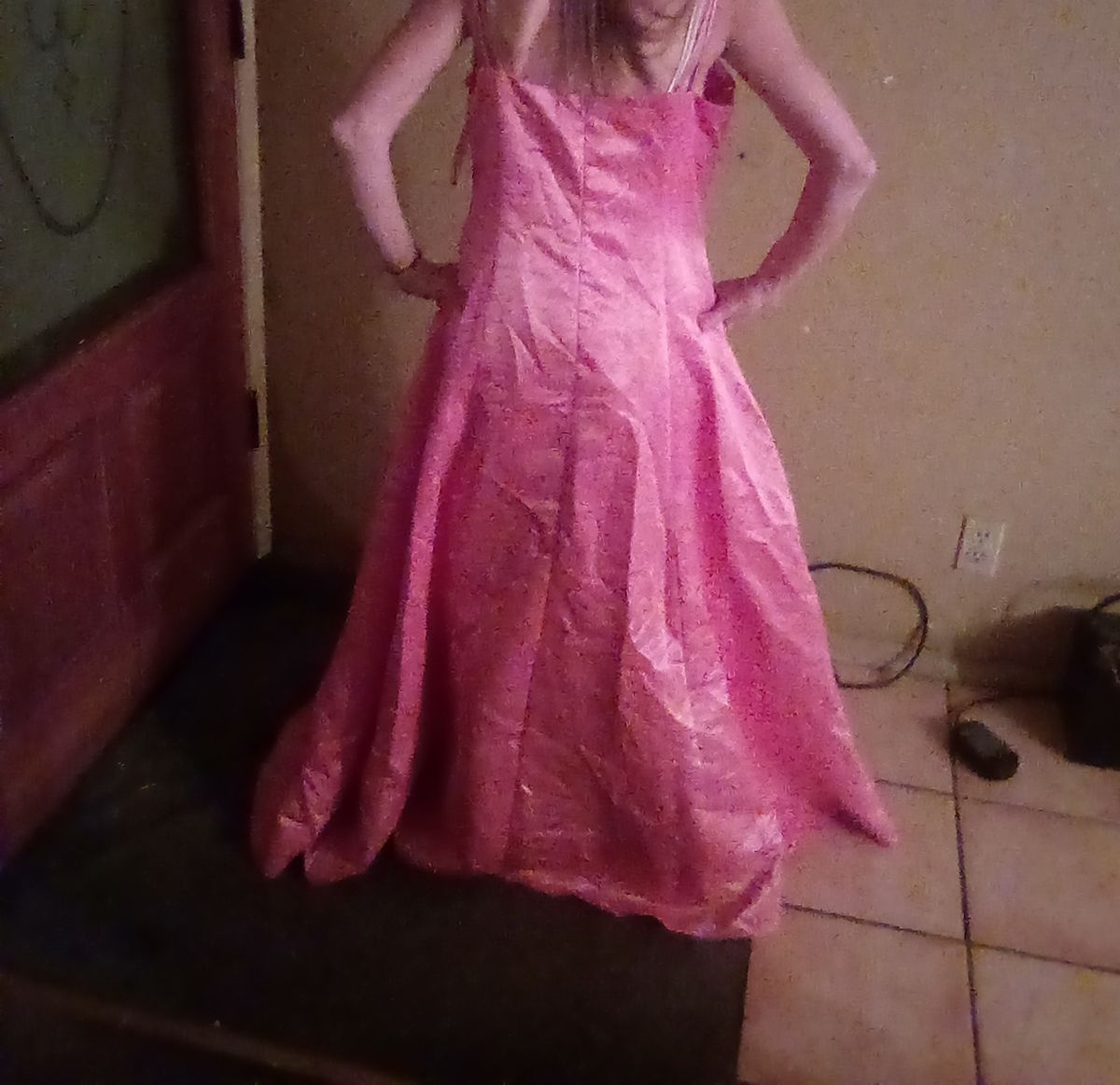Dollar  Size 2 Prom Pink Ball Gown on Queenly