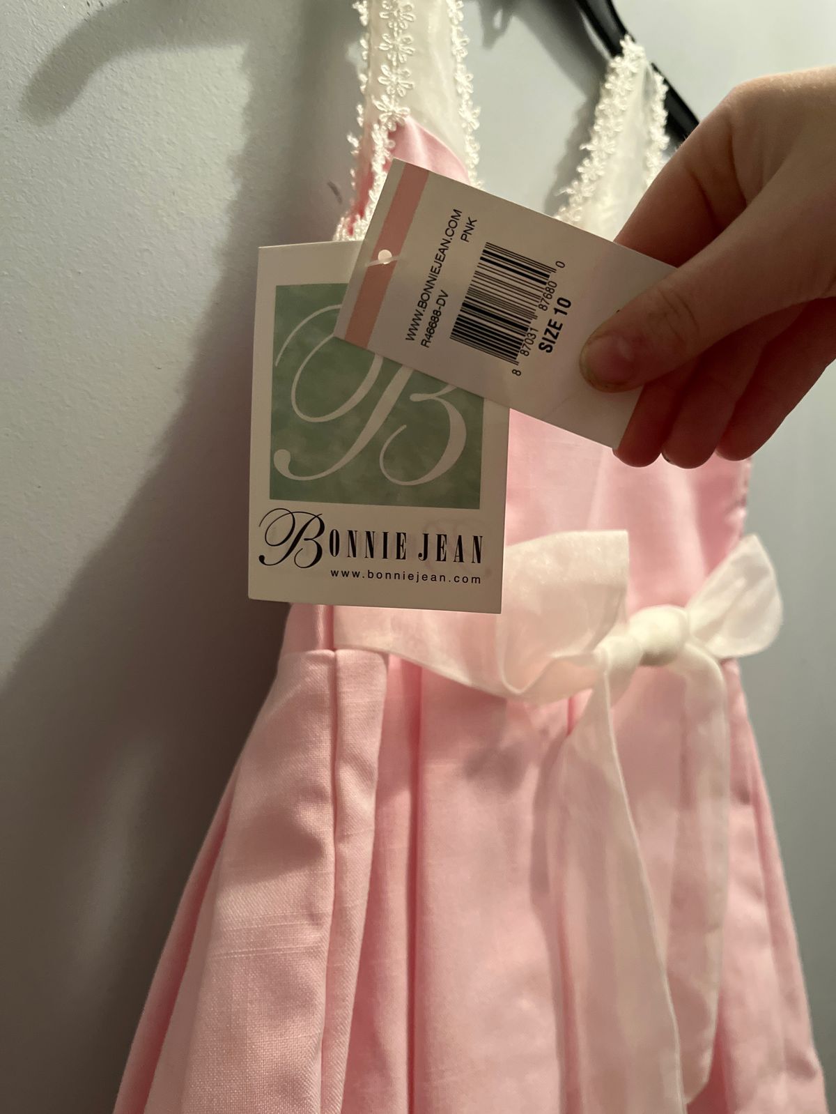 Style R-46688-DV Bonnie Jean Girls Size 10 Pageant Pink Cocktail Dress on Queenly