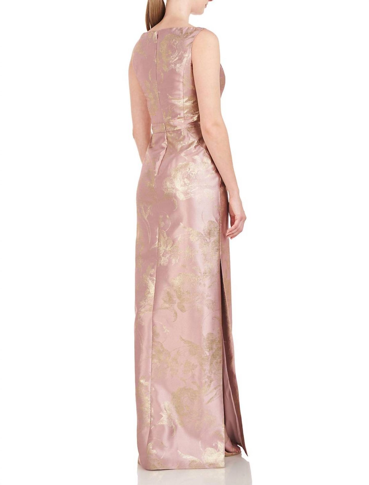 Style 1-3325036039-397 Kay Unger Size 14 Pink Floor Length Maxi on Queenly