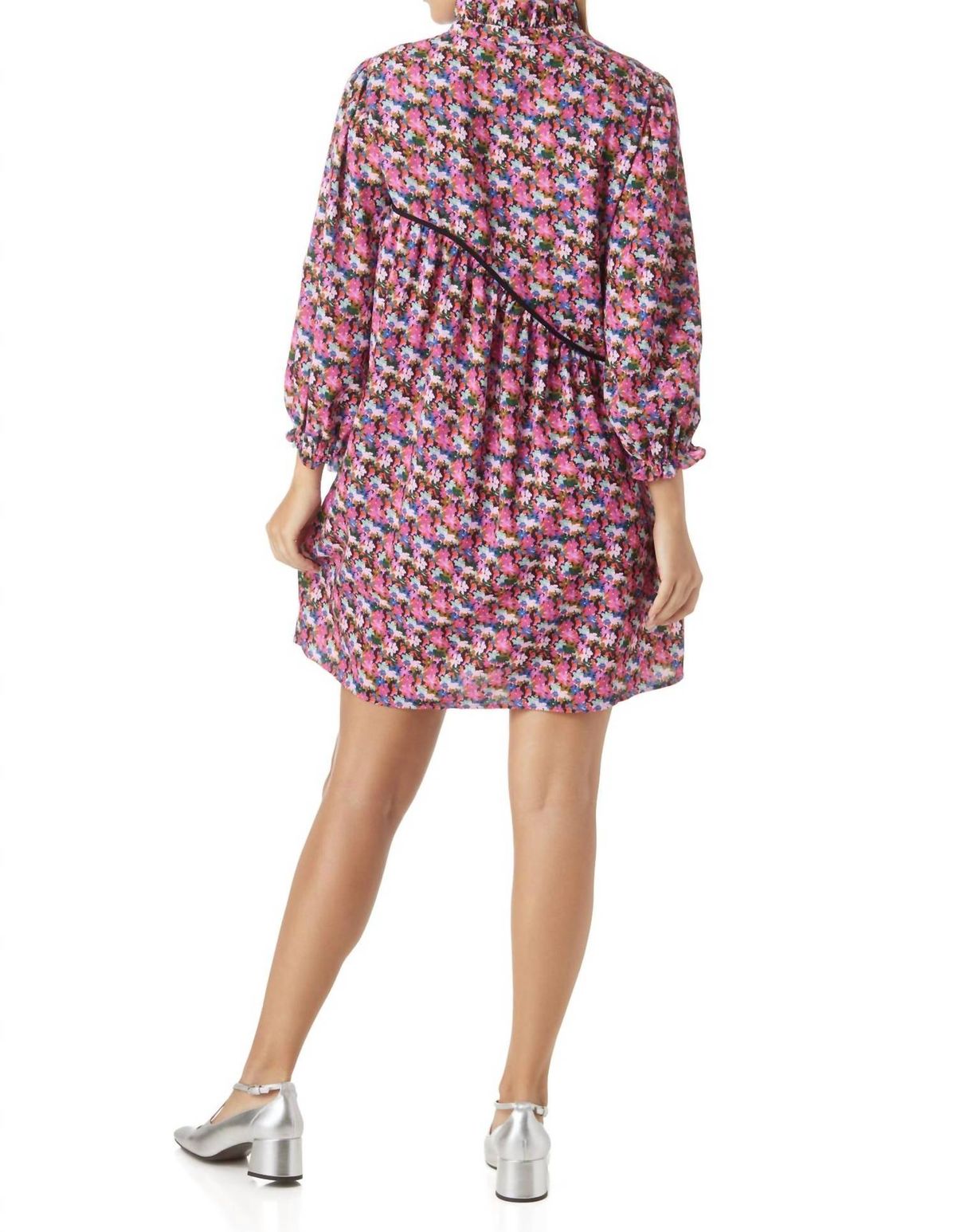 Style 1-4041625381-3236 Crosby by Mollie Burch Size S Long Sleeve Pink Cocktail Dress on Queenly