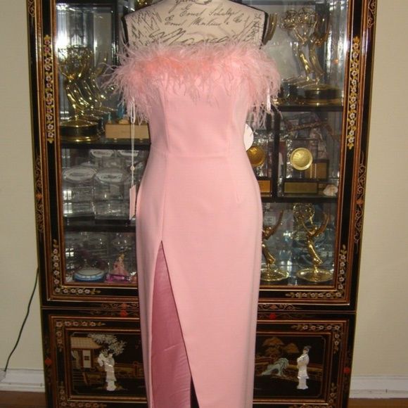 Miss Circle Size 4 Prom Strapless Light Pink Floor Length Maxi on Queenly