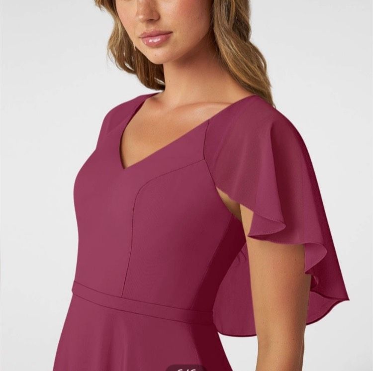 Style jamie  Azazie Plus Size 26 Cap Sleeve Pink A-line Dress on Queenly