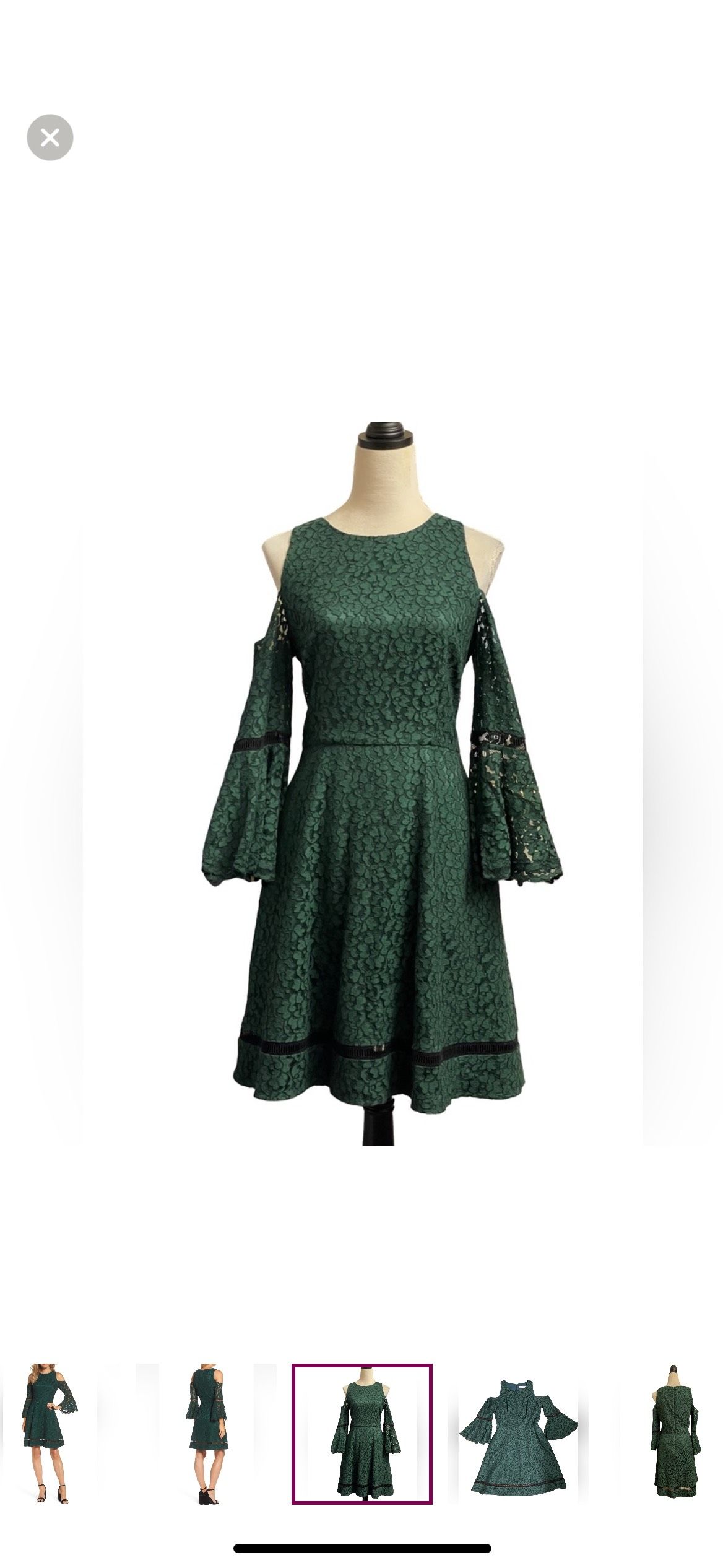 Eliza J Size 8 Prom High Neck Green Cocktail Dress on Queenly